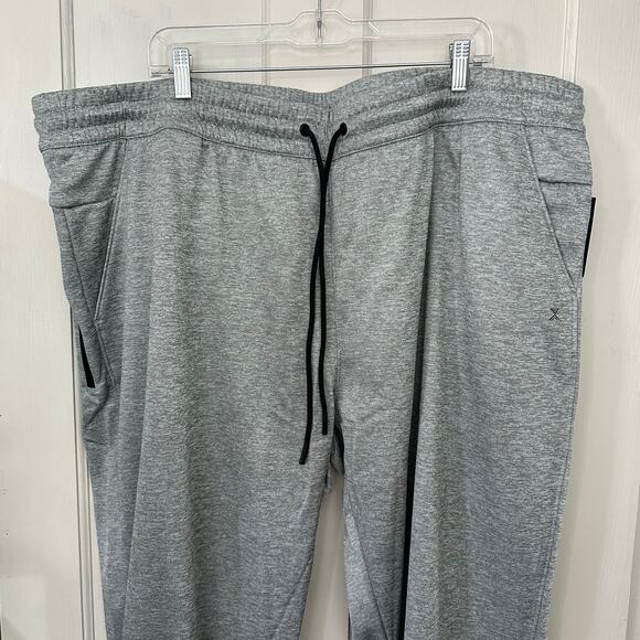 Xersion Pants Mens 4XL Big & Tall Jogger Fit Heather Gray Quick Dri Straight Leg - Picture 4 of 7